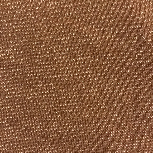 Present! NWT TopShop Bronze long metallic T-shirt - Picture 6 of 6